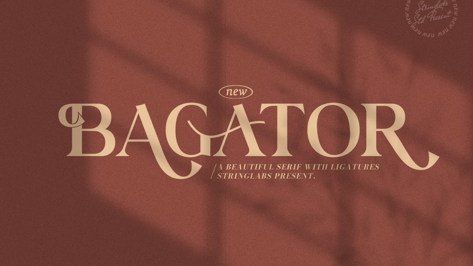 

Bagator: A Stunningly Beautiful Serif Font with Versatility and Sophistication