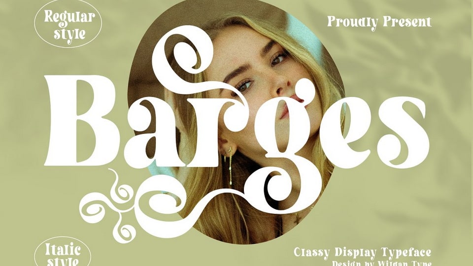 Barges: A Contemporary and Posh Display Font for Stylish and Impactful Impressions