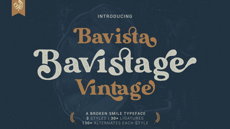Bavistage: A Vintage Font with a Playful Twist