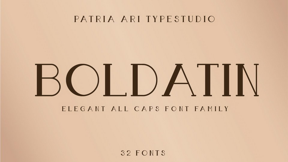 

Boldatin: A Unique and Eye-Catching Slab Serif Typeface