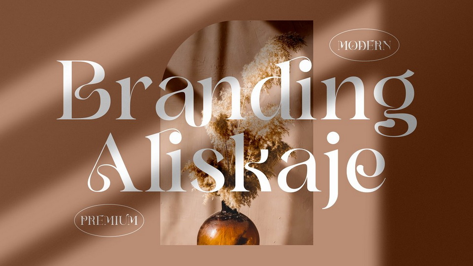 Aliskaje: A Sophisticated Serif Typeface for Elegant and Luxurious Designs