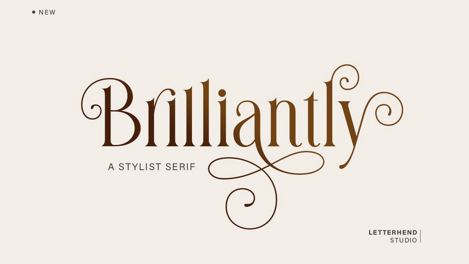 

Brilliantly: A Timeless Yet Stylish Typeface