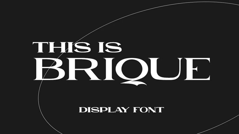 Brique: A Sophisticated Serif Font for Captivating Headlines and Logos