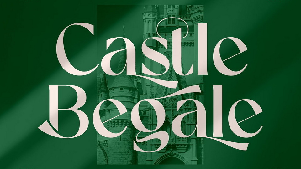 Castle Begale: Contemporary Serif Font for Sophisticated Design Projects