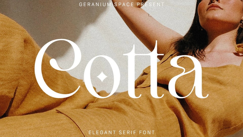 Cotta: A Lovely Serif Font with a Feminine Touch