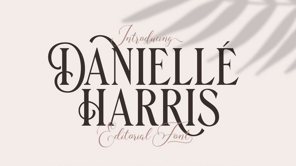 

Danielle Harris: An Incredibly Versatile Editorial Typeface with a Modern Yet Timeless Feel