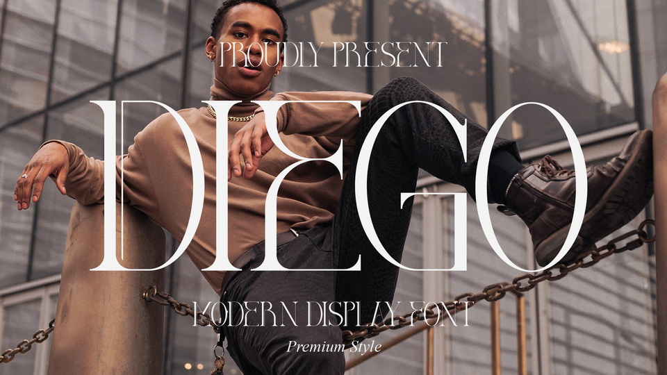  Diego: Sophisticated Serif Font for Opulent and High-End Design Applications