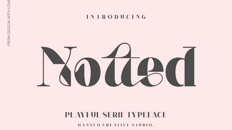 

Notted: A Stylish and Playful Serif Typeface with a Touch of Sophistication