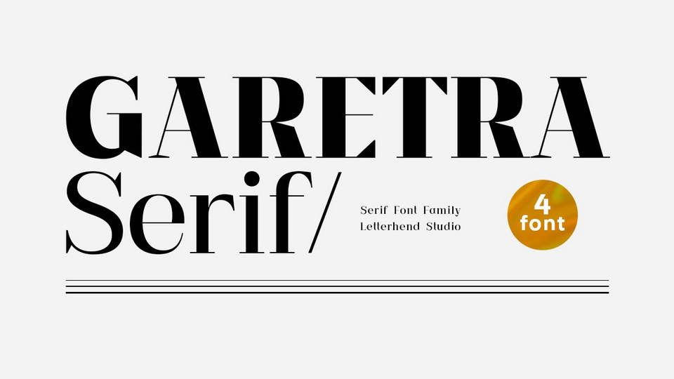 Garetra Serif: Adding Sophistication and Style to Your Designs