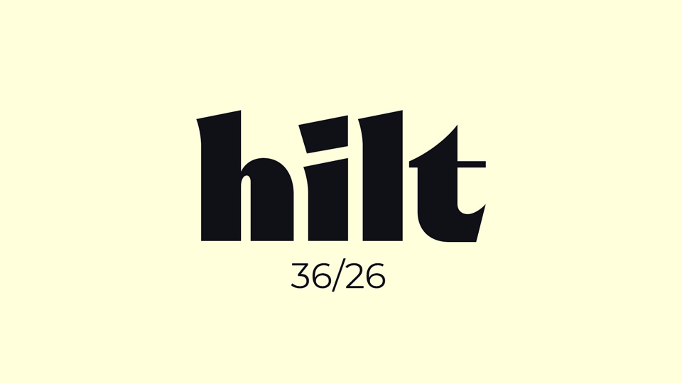 

Hilt: A High Contrast Display Typeface That Pays Homage to Traditional Drawing Techniques