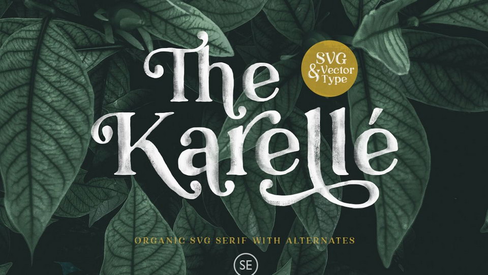

Karelle: An Organic Serif Font with a Natural, Hand-Painted Feel