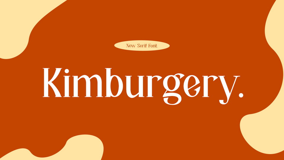 

Kimbugery: A Truly Sophisticated Font with a Modern Serif Style