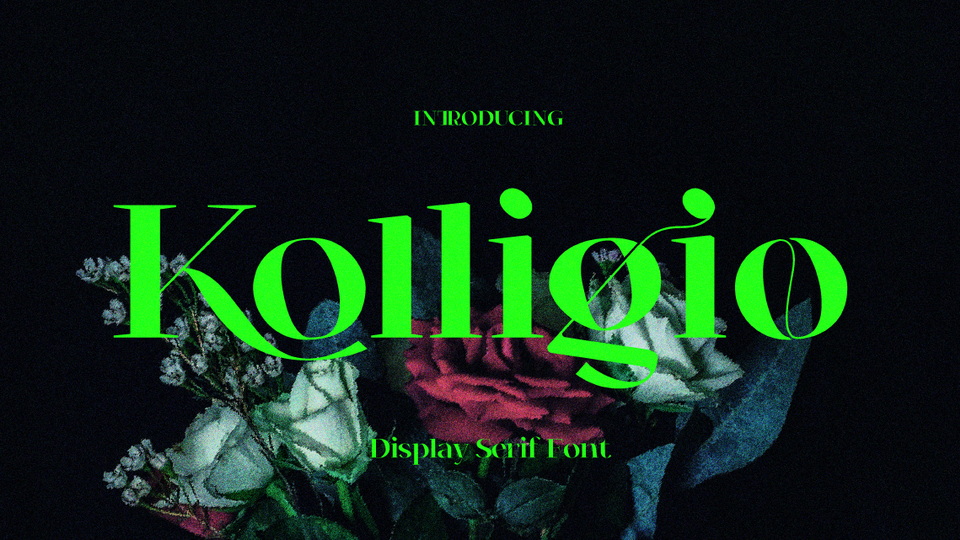 

Kolligio: A Modernized Take on a Classic Serif Font