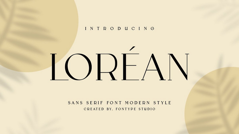Lorean: A Serum Font that Embodies Senior Art and Femininity