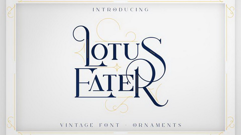 

Lotus Eater: A Stylish, Vintage Font Bundle