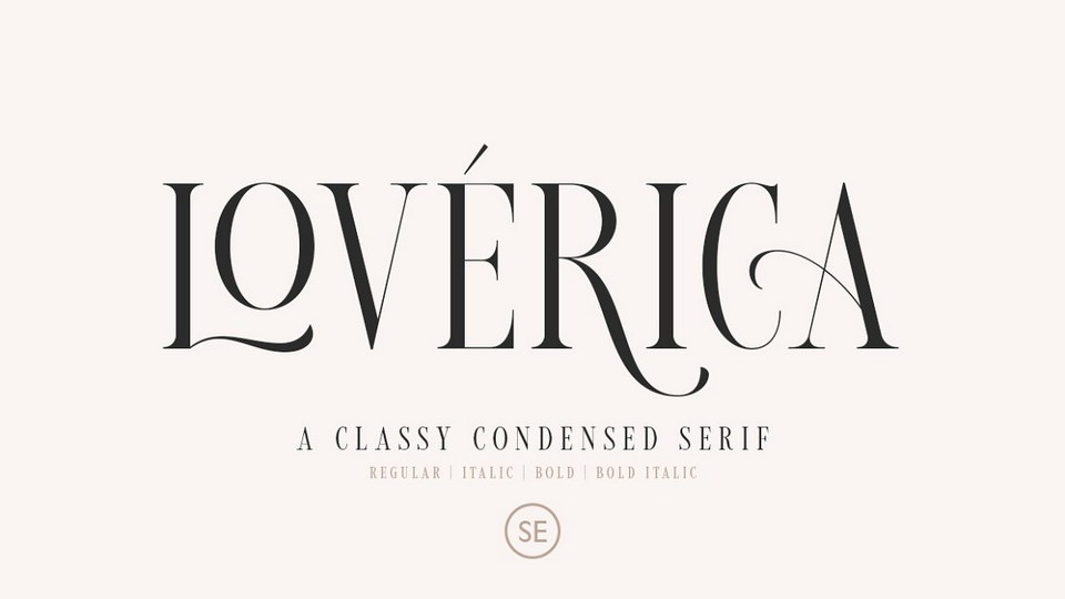 

Loverica: An Utterly Modern Serif Font Exuding Elegance and Sophistication