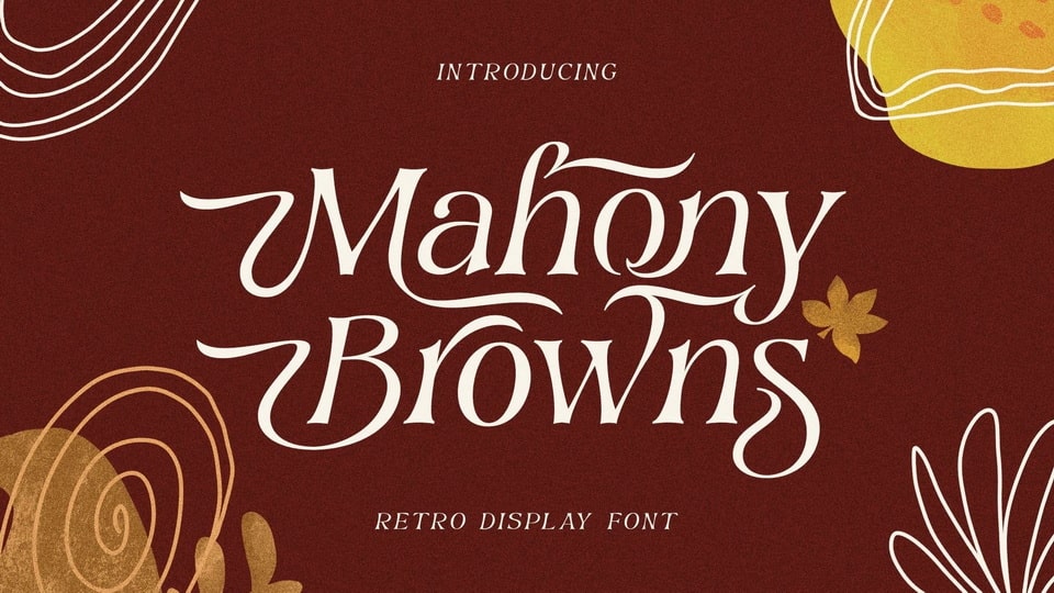 Mahony Browns: Elegant Typeface for a Luxurious and Upscale Design