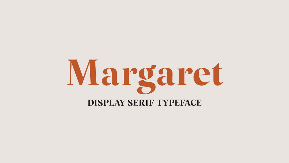 

Margaret: An Exquisite Serif Font for Adding Subtle Sophistication to Your Project