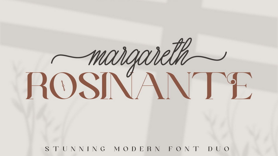 Margareth Rosinante: A Versatile Font of Elegance and Sophistication