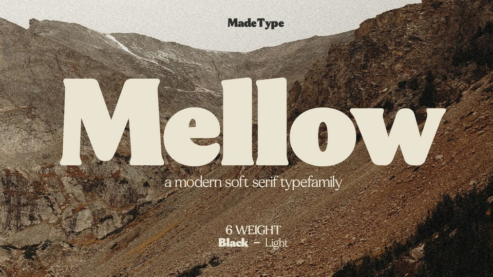 

MADE Mellow - Contemporary Serif Font with 6 Weights