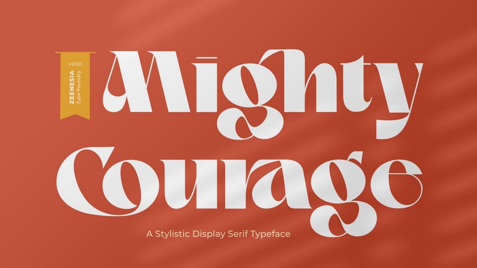

Mighty Courage: An Exquisite Modern Serif Font