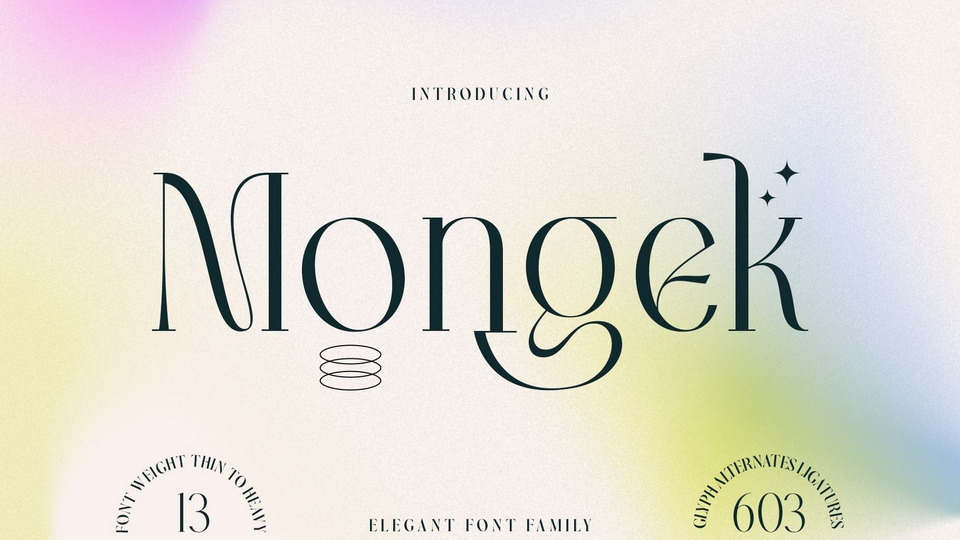 Mongek: A Versatile Serif Font with a Contemporary Design