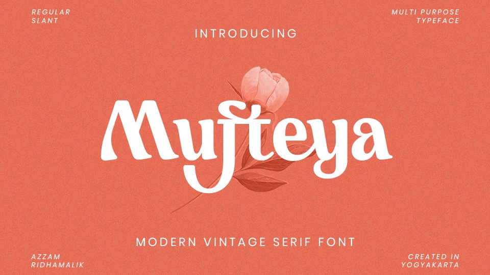 Mufteya: A Versatile Contemporary Typeface with a Hint of Nostalgia