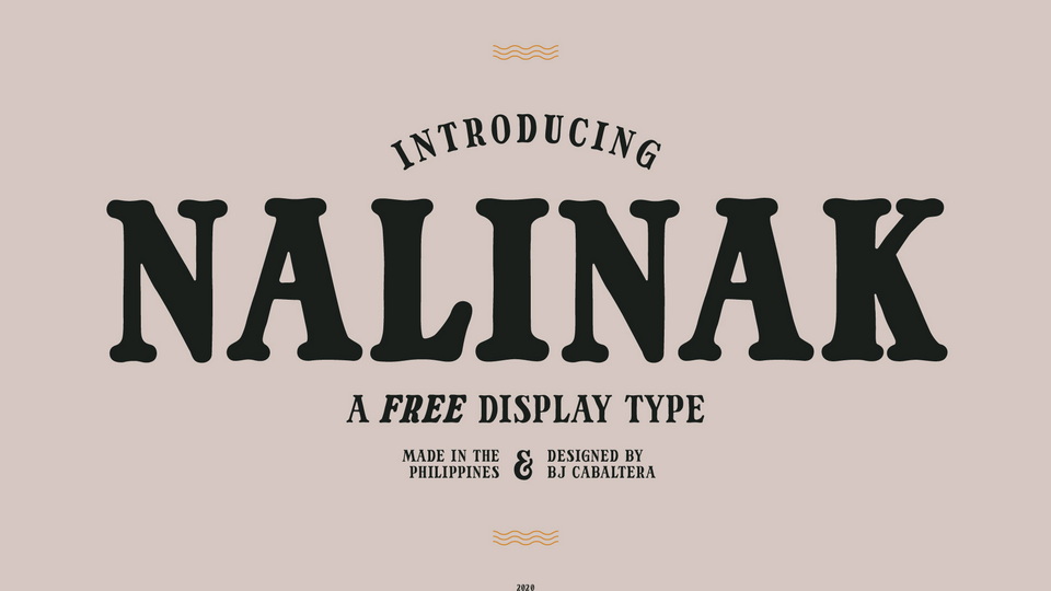 Nalinak: A Semi-Distressed Rounded Serif Typeface with Vintage Charm