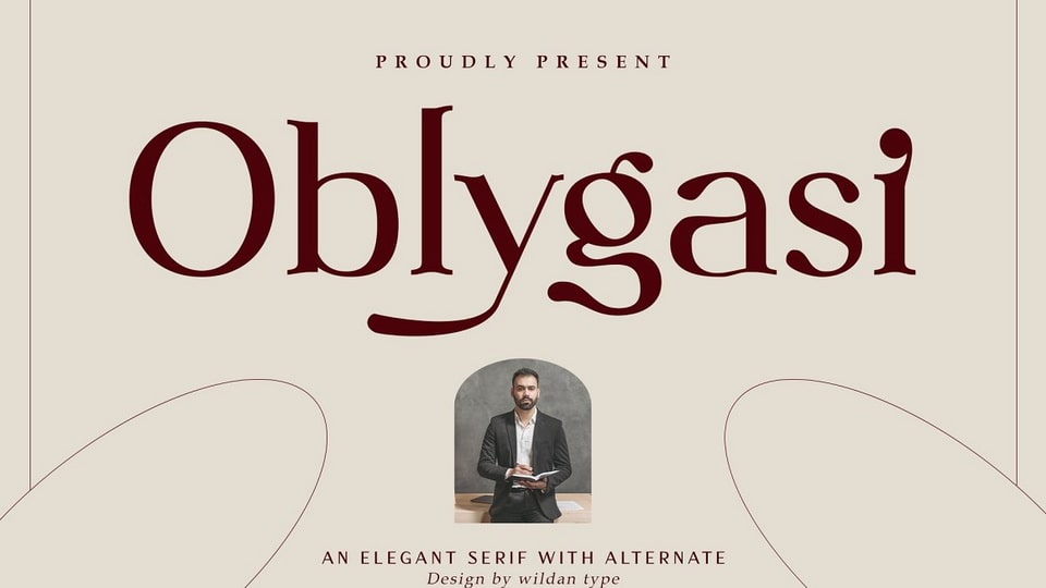  Oblygasi: a Unique Serif Font Ideal for Feminine Market