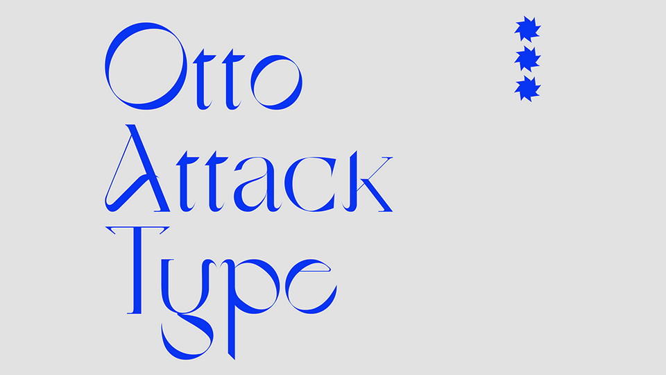

Otto Attack Type Font: A Modern Serif Typeface with Distinct Contrast and Versatility