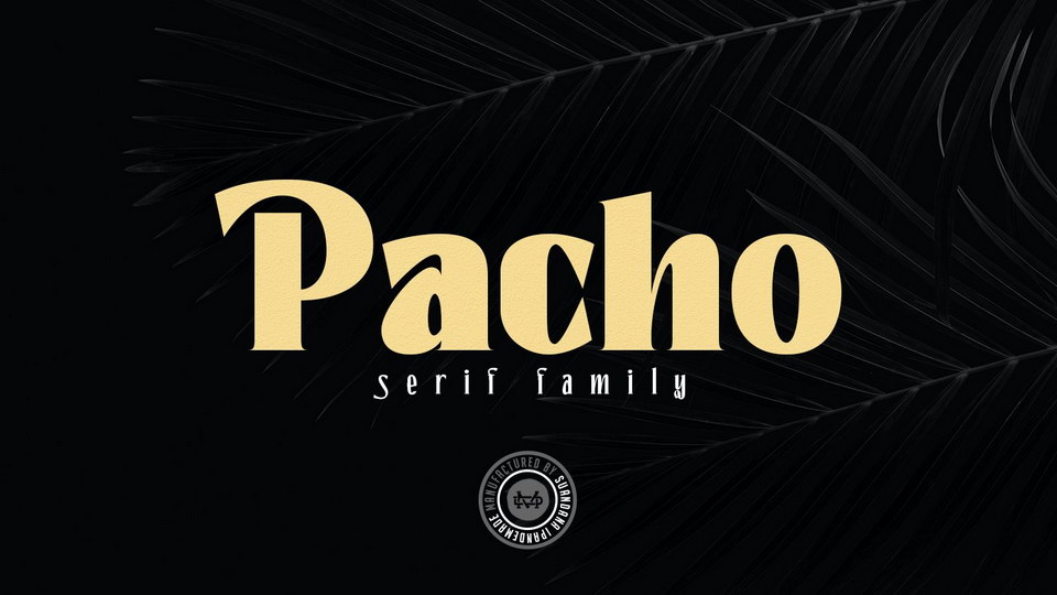 

Pacho: A Decorative Serif Font with a Truly Unique and Classy Look