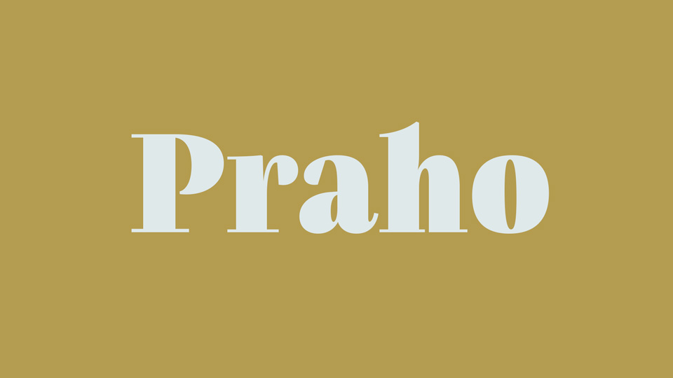 

Praho: An Iconic Modern Typeface That Pays Homage to the Strong Local Vibe of Fonts Used in Warsaw Before 1989