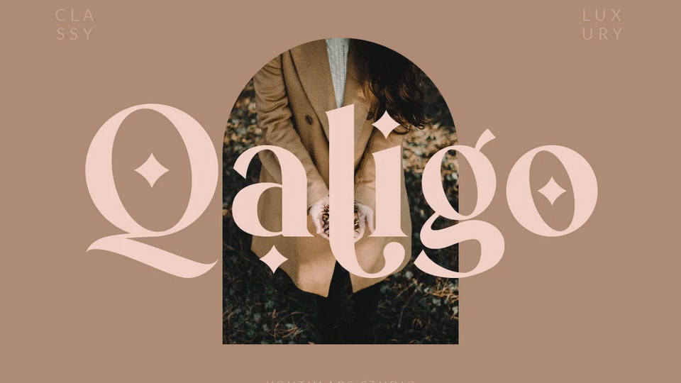 

Qaligo: An Exceptional Serif Font with Modernity and Luxury