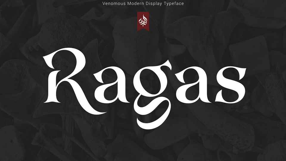Venomous Typeface: Ragas, Inspired by Snake Bites and Javanese Language