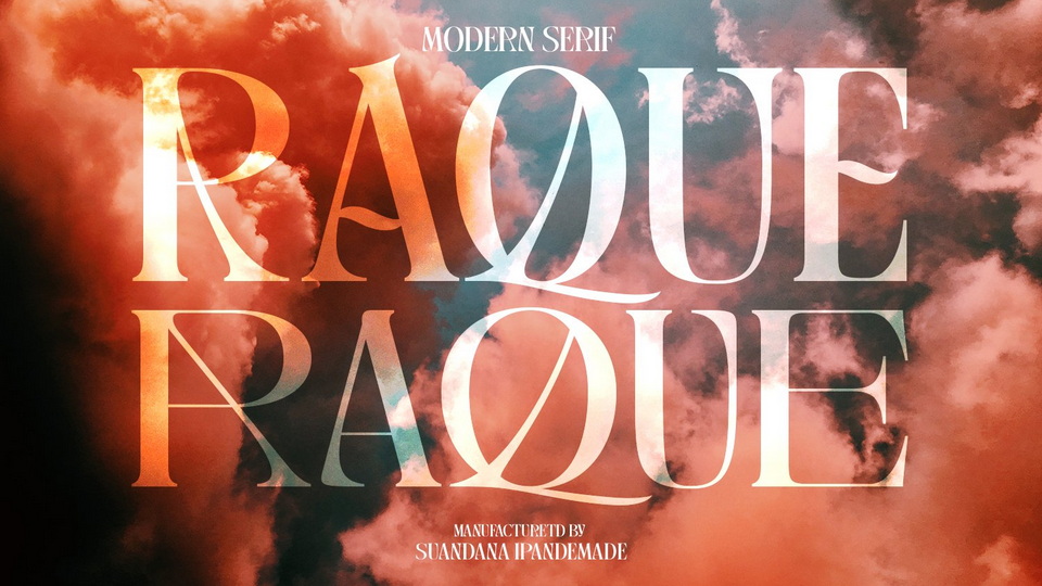  Raque: Modern All-Caps Serif Typeface for Branding and More