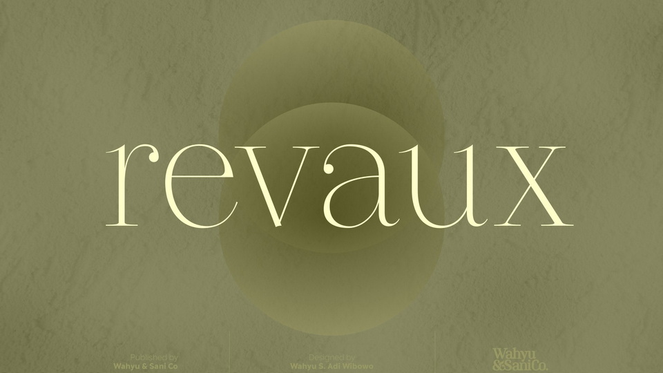 

Revaux: An Elegant Display Serif Typeface