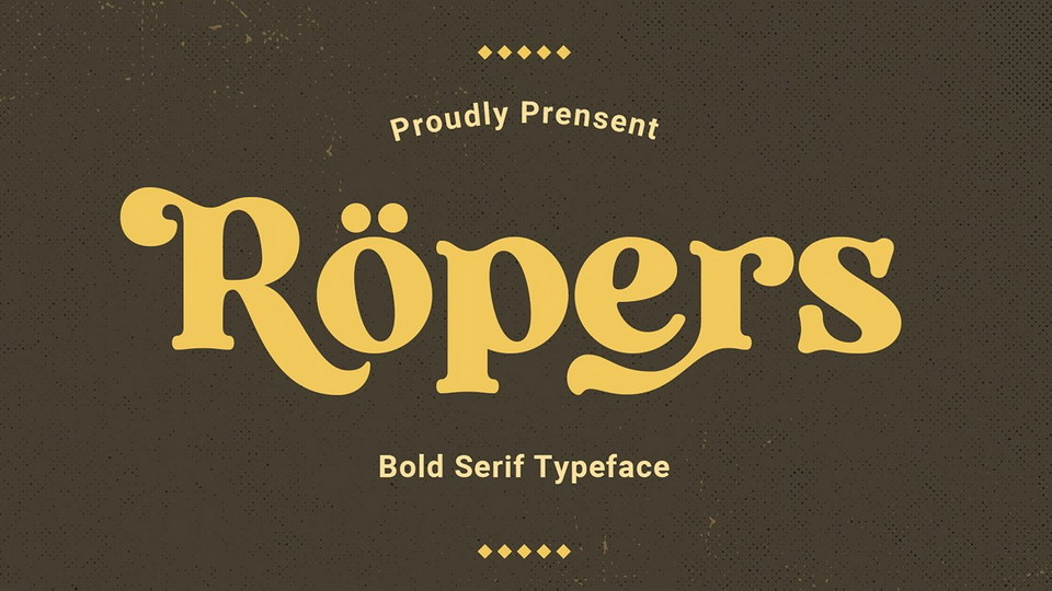  Ropers: A Striking Serif Font with Lively Ligatures and Alternates