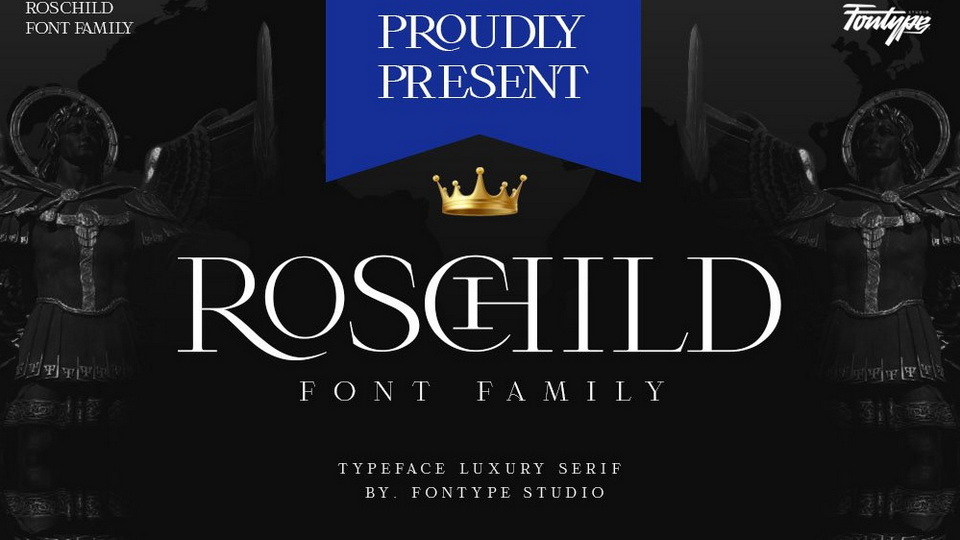 Roschild: A Gothic and Luxurious Font Inspired by Ancient Writing Styles