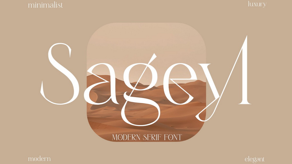Sageyl: Elegant and Contemporary Serif Typeface