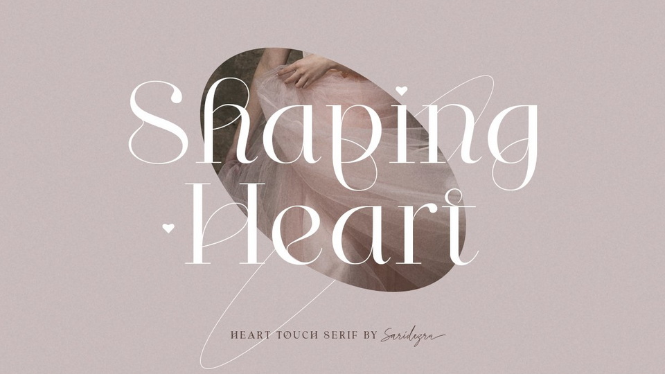 

Shaping Heart: An Elegant Serif Font for Your Designs