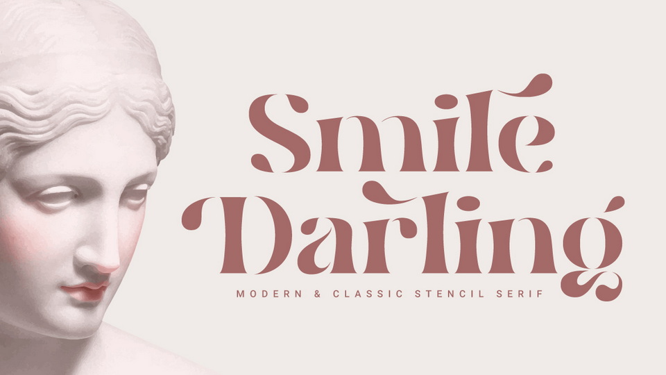  Smile Darling: A Contemporary Serif Font to Elevate Your Designs