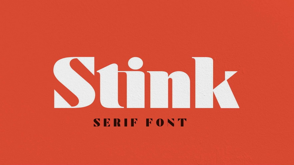 

Stink: An Exceptional Typeface for Impactful Headlines and Logos