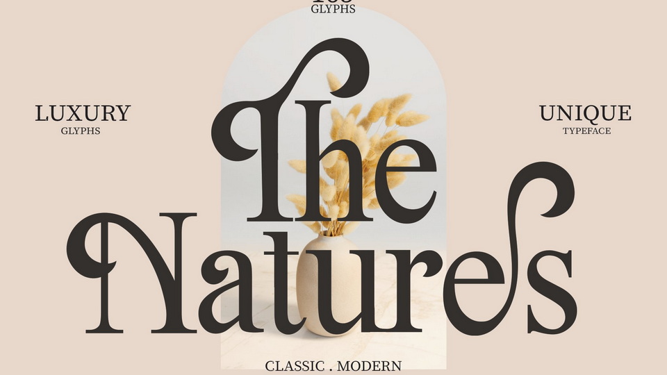 Natures Font: Elevate Your Designs with Its Distinctive and Elegant Serif Design