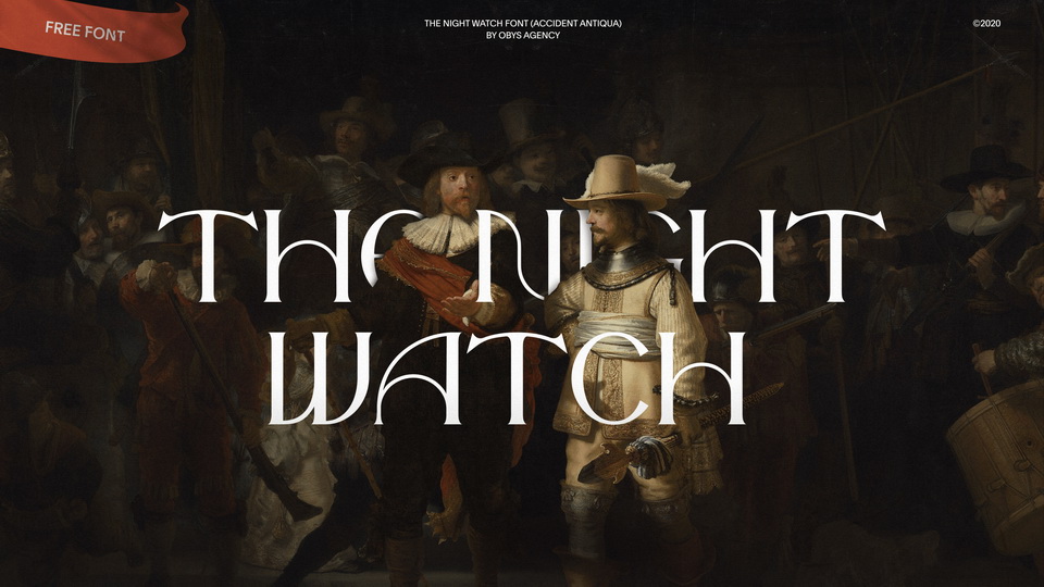 

The Night Watch Font: An Exquisite, Modern Serif Typeface