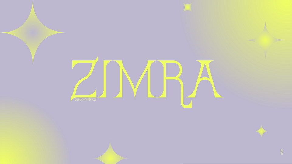 

Zimra - A Unique Display Serif