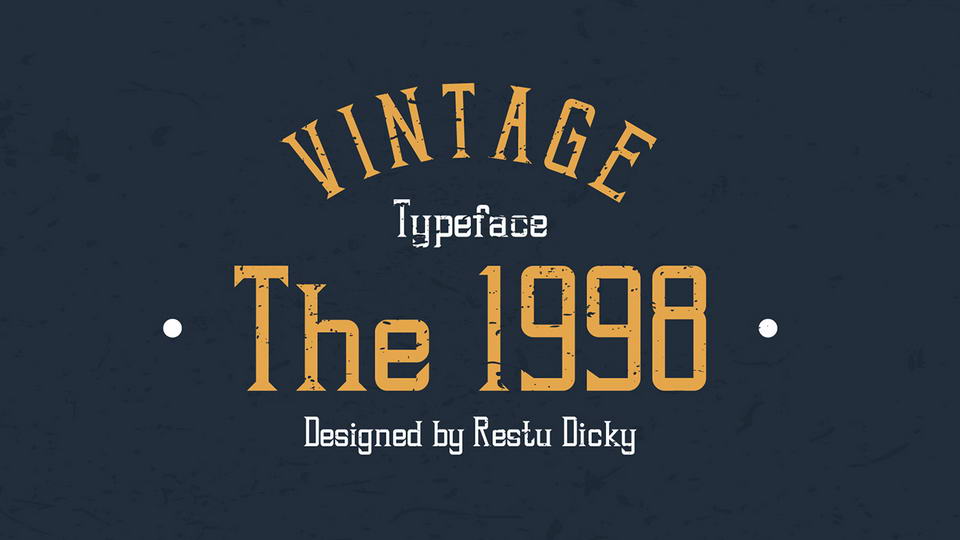 

The 1998 Font: A Classic and Timeless Typeface
