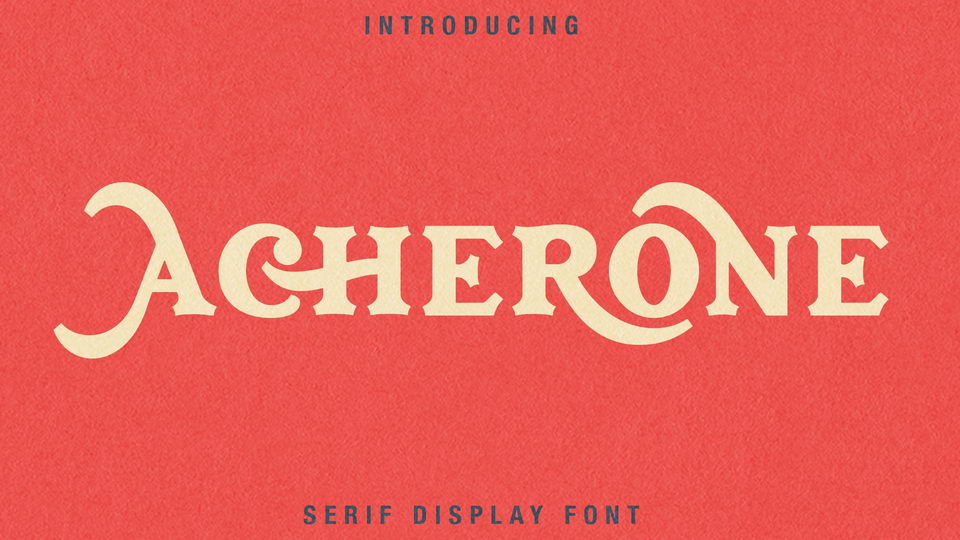 

The Acherone: An Exquisite Display Font Perfectly Blending Vintage Esthetics with Contemporary Style