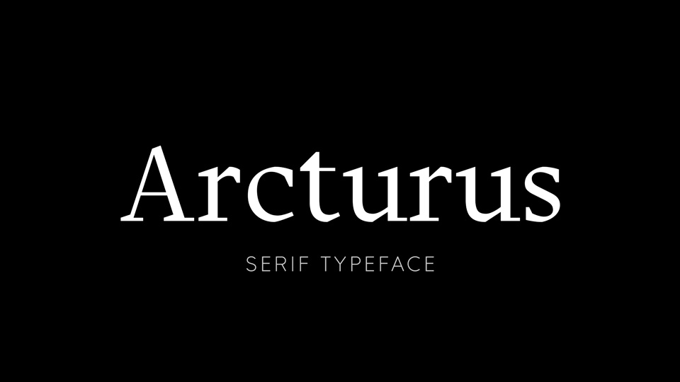 

The Timeless Arcturus Font