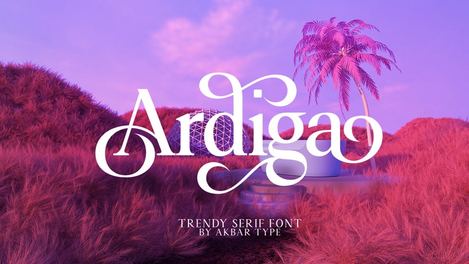 
Ardiga: An Elegant and Unique Serif Font