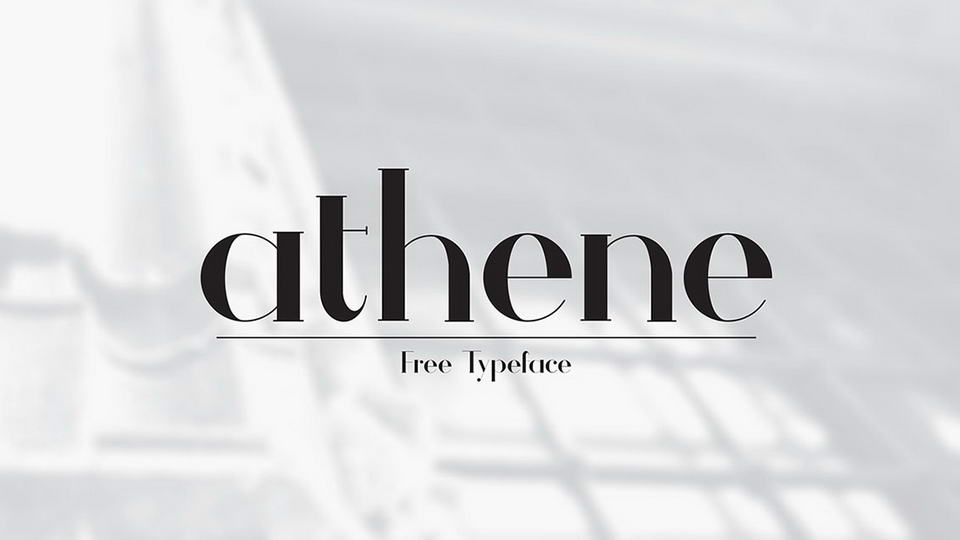 

Athene Font: A Modern Serif Font with a Unique Blend of Elegant and Geometric Styles